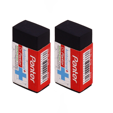 پاک کن پنتر مدل Antibacterial E136 سایز کوچک مجموعه 2 عددی