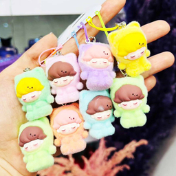 اسباب بازی شانسی مدل هاچی پوپو همراه آویز مجموعه 2 عددی