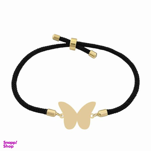 دستبند طلا 18 عیار زنانه لیردا مدل پروانه کد 6900 THR