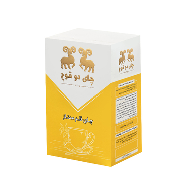 چای قلم ممتاز سیلان و هندوستان دو قوچ وزن 400 گرم