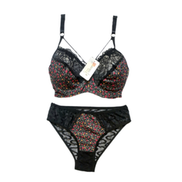 ست لباس زیر زنانه کارن کد Fhk01 رنگ مشکی