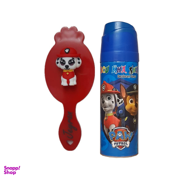 اسپری خوشبو کننده بدن کودک بوخشا مدل سگ نگهبان حجم 200 میلی لیتر به همراه برس