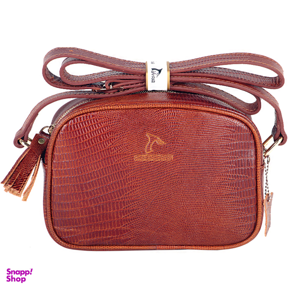 کیف رودوشی زنانه چرم بارز کد DG80.LIZARD