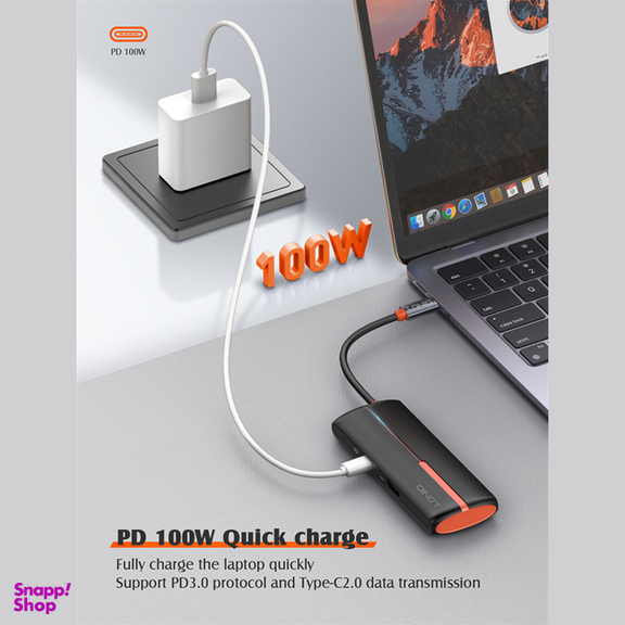 هاب 5 پورت USB-C الدینیو مدل DS-25H
