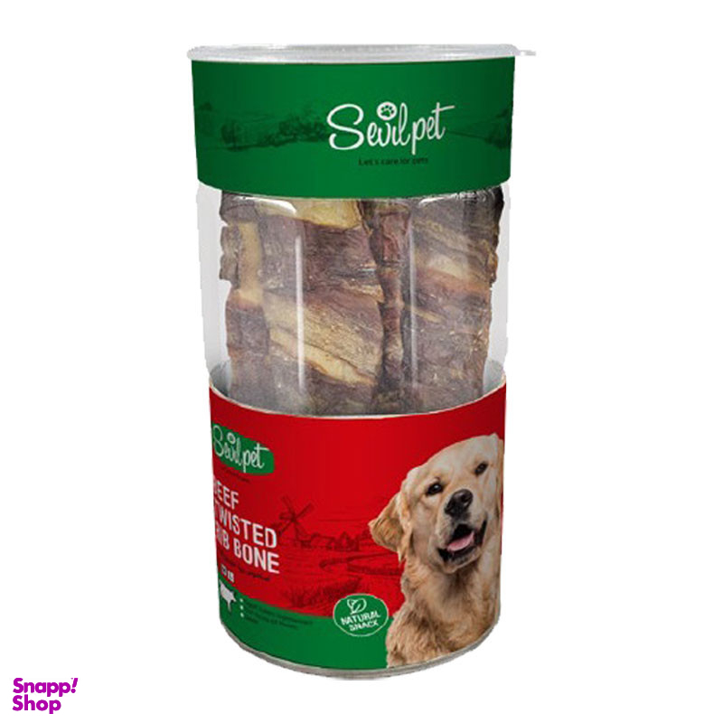 تشویقی سگ سویل پت مدل Beef Twisted وزن 150 گرم