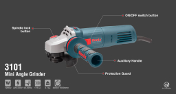 مینی فرز دیمر دار 1200 وات رونیکس مدل 3101