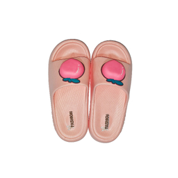 دمپایی زنانه پاپا مدل تینا طرح هلو