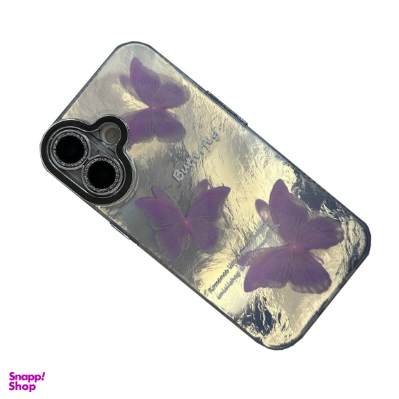 قاب گوشی موبایل مدل سه پروانه مناسب اپل iPhone 16
