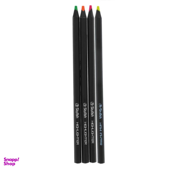 مداد رنگی استایلیش مدل HiGHLIGHTER بسته 4 عددی