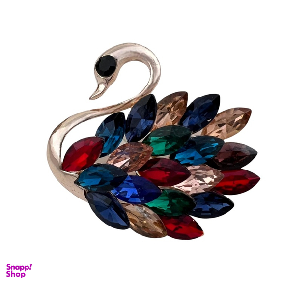گل سینه دخترانه مدل قو کد G4040