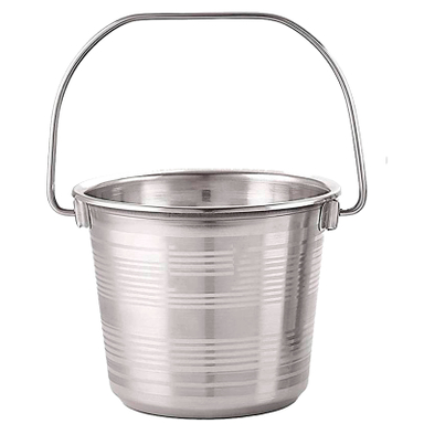 سطل استیل مدل B5 ظرفیت 5 لیتر