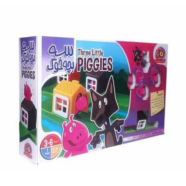 بازی فکری هوکیا مدل سه بچه خوک