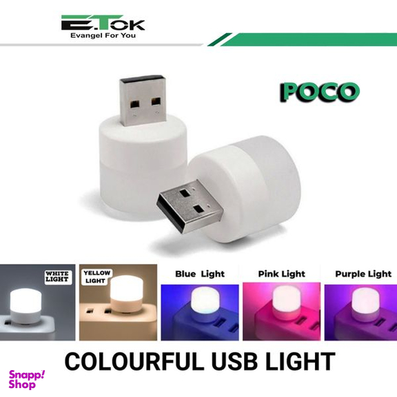 USB لامپ ال ای دی ایتوک مدل POCO بسته 4 عددی