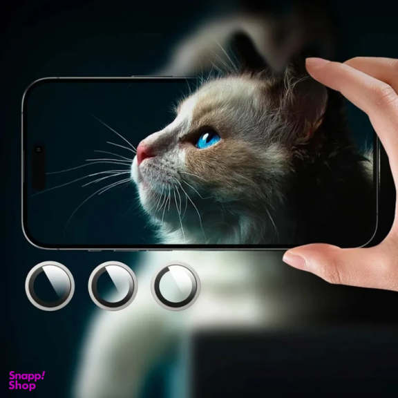 محافظ لنز دوربین گوشی موبایل گرین لاین مدل GNCMHDP16PM مناسب اپل iPhone 16 Pro / 16 Pro Max