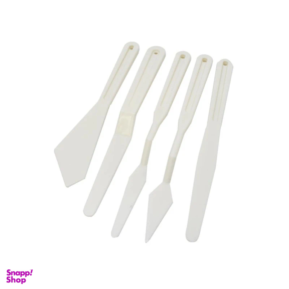 ابزار سفالگری به گز مدل ارکیده مجموعه 5 عددی