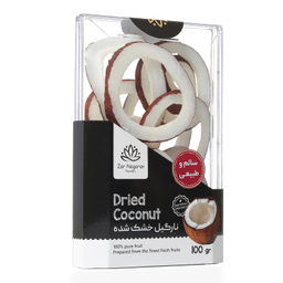 میوه‌ خشک زرنگاران طعم موز و نارگیل و آناناس و انبه وزن 400 گرم بسته 4 عددی