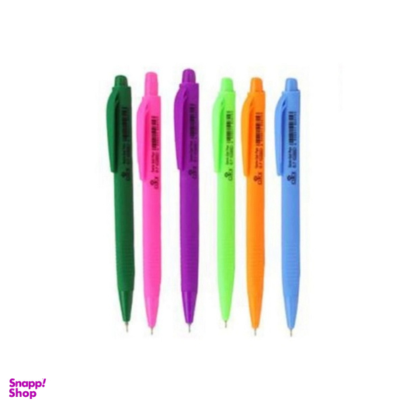 خودکار فشاری 0.7 میلی متر کلیک کد 02 بسته 6 عددی