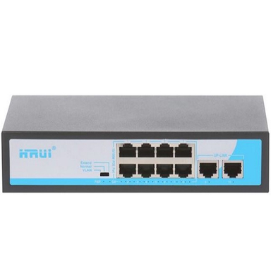 سوئیچ PoE شبکه 8 پورت اچ ار یو ای مدل HRUI HR900-AF-82GN