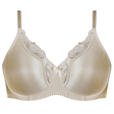 سوتین زنانه لین مدل فنردار کد 4680-745 رنگ کرم