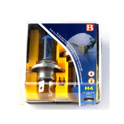 لامپ جفت خودرو سوپروایت یخی مدل 100/90 وات H4