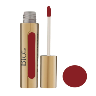 رژ لب مایع بایو استار کد 111 رنگ قرمز تیره