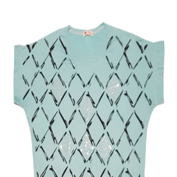 تیشرت زنانه طرح نگین کد 604422