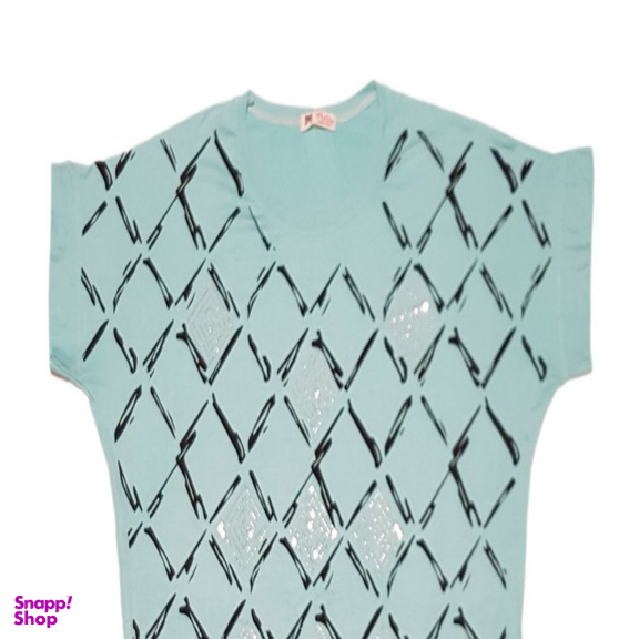 تیشرت زنانه طرح نگین کد 604422