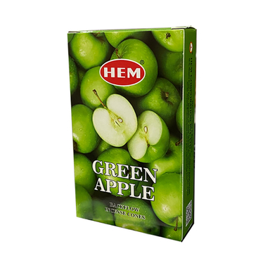 عود آبشاری هم مدل سیب سبز کد Green Apple-01 بسته 10 عددی