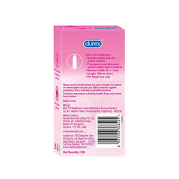کاندوم دورکس مدل Extra Thin bubblegum بسته 10 عددی