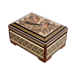 جعبه جواهرات خاتم کاری خادم ملت کد 922