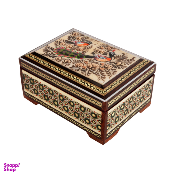 جعبه جواهرات خاتم کاری خادم ملت کد 922