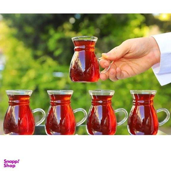 فنجان آرو مدل بوروسیلیکات کد 1843 بسته 6 عددی