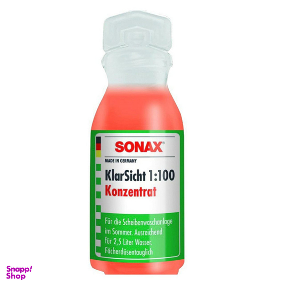 محلول شیشه شوی غلیظ خودرو سوناکس مدل 371100 حجم 25 میلی لیتر بسته 3 عددی