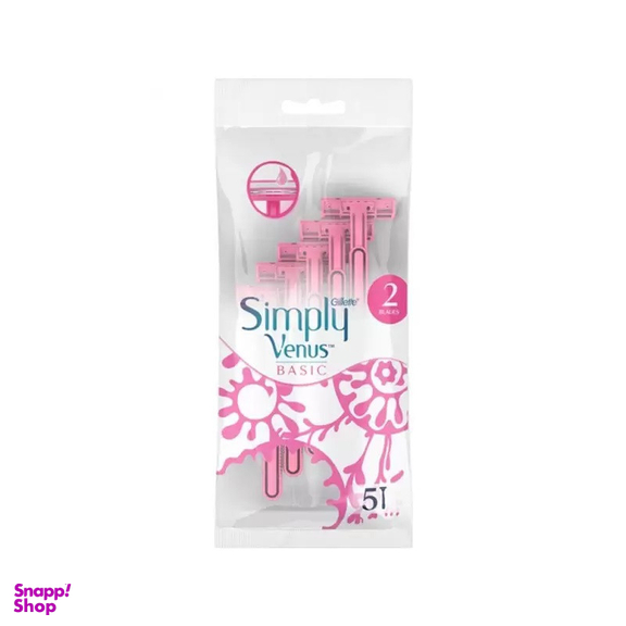 خود تراش ژیلت مدل Venus basic بسته 5 عددی