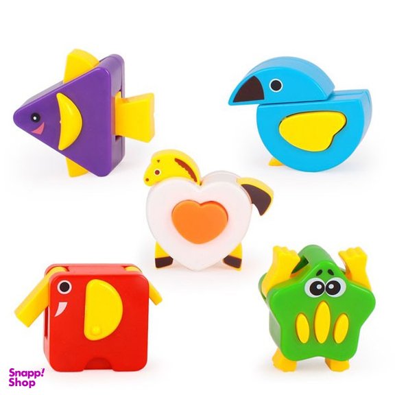 بازی آموزشی هولا مدل ماشین موزیکال با اشکال هندسی فیلی