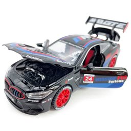 ماکت ماشین ناب سل مدل بی ام و ام 8 فلزی چراغدار BMW M8 GT همراه با جاسوییچی