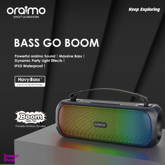 اسپیکر بلوتوثی قابل حمل اورایمو مدل Boom