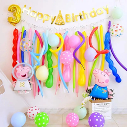 بادکنک مدل ماری ساده بسته 100 عددی