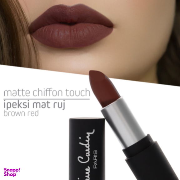 رژ لب جامد پیر کاردین کد Brown Red 11204