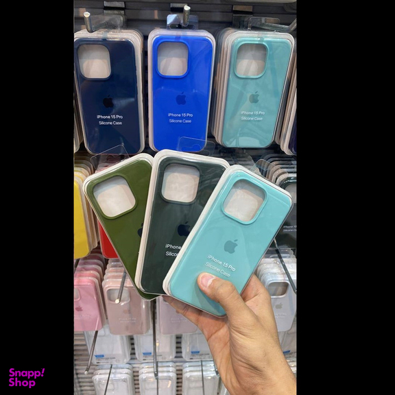 کاور گوشی موبایل مدل سیلیکونی مناسب اپل iPhone 15 Pro Max