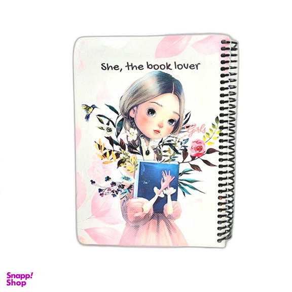 دفترچه 100 برگ دات نوت سری She طرح The Book Lover