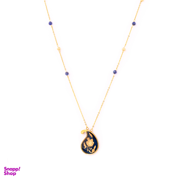 گردنبند زنانه الون طرح بته جقه مدل شمین