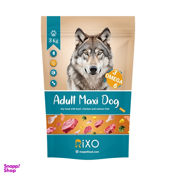 غذای خشک سگ ریکسو مدل Adult Maxi Dog وزن 3 کیلوگرم