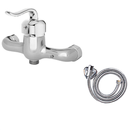 شیر توالت اهرمی اندیکا مدل روبیکا به همراه شلنگ