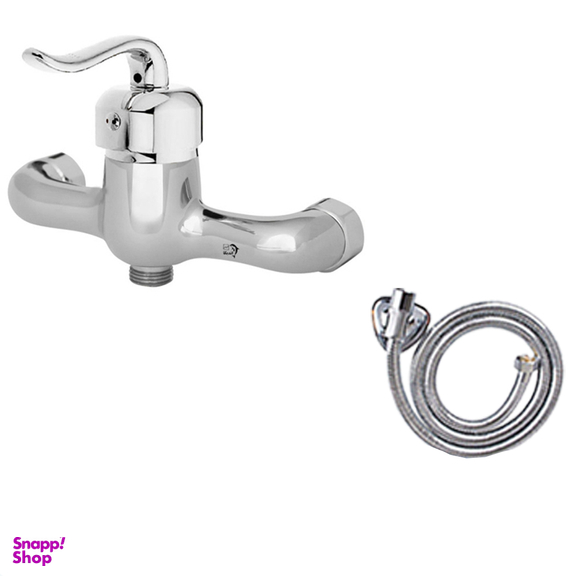 شیر توالت اهرمی اندیکا مدل روبیکا به همراه شلنگ