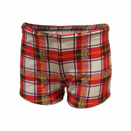 مایو شنا پسرانه مدل Songmian AGH رنگ سفید قرمز