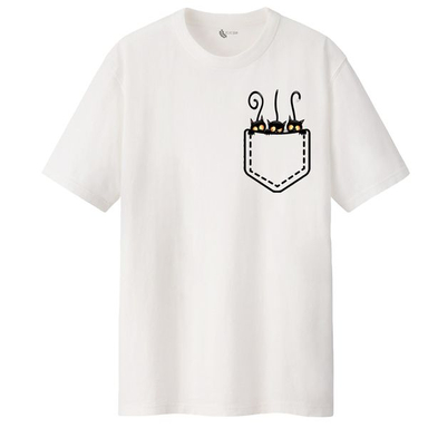 تی شرت لانگ آستین کوتاه زنانه مدل گربه