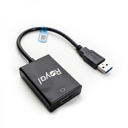 کابل تبدیل USB-A به HDMI رویال مدل Converter Cable
