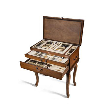 سرویس قاشق و چنگال 136 پارچه ناب استیل طرح واریان