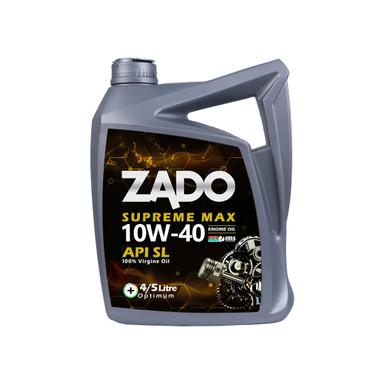 روغن موتور خودرو زادو مدل SAE 10W40-SL حجم 4.5 لیتر